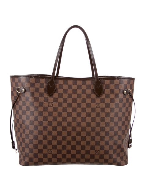 louis neverfull damier ebene.